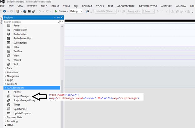 ScriptManager control